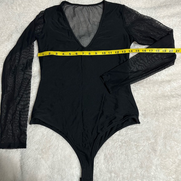 Klassy Network Mesh Back Bramisuit, Black XL - Picture 4 of 7